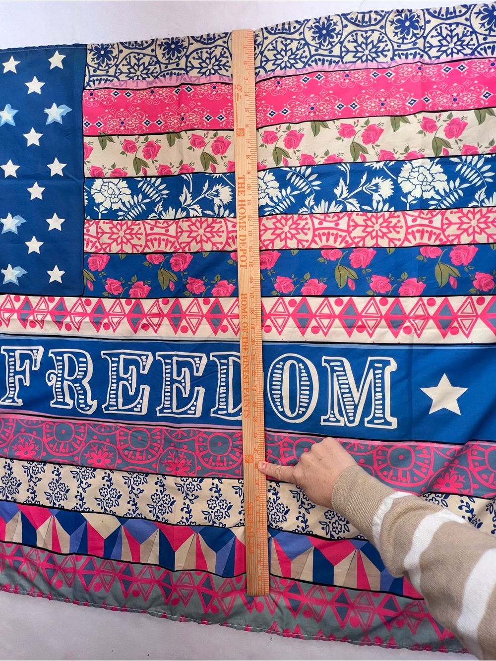 Natural Life Tapestry, USA Freedom Flag Tapestry - Picture 3 of 6